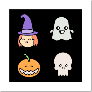 Halloween Cute Kawaii Pack Posters and Art